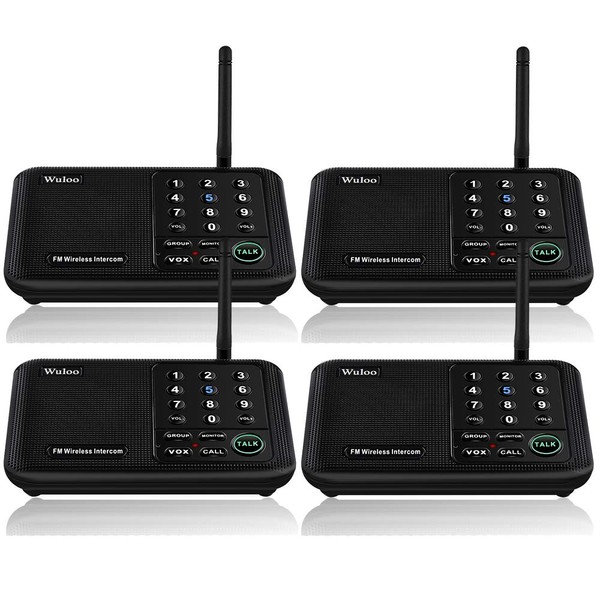 Wuloo Wuloo Intercoms Wireless for Home 5280 Feet Range 10