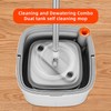 KZKR Spin Square mop and Bucket System with Wringer Set