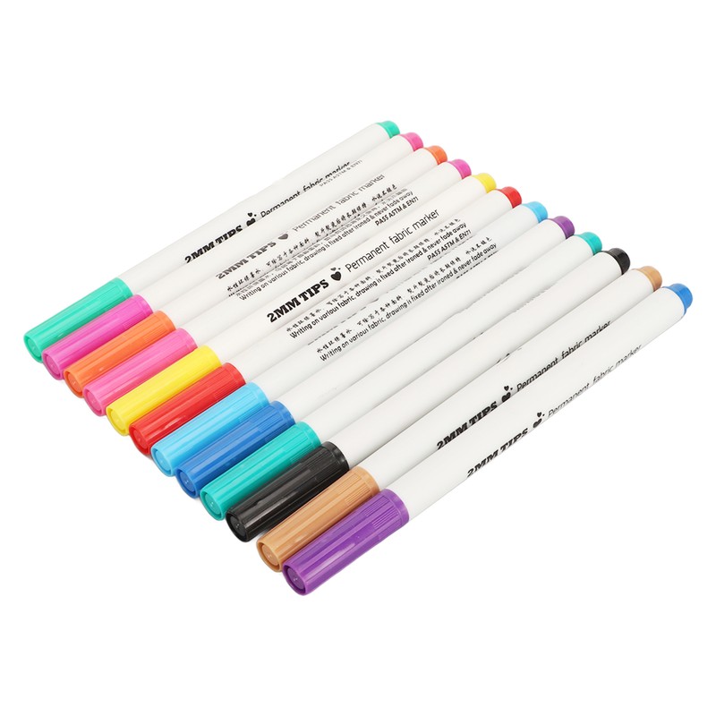 12pcs Disappearing Ink Pen Colorful Write Smoothly DIY Water Erasable