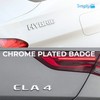 Simply CB49 Union Flag Chrome Badge, 70 x 35 mm