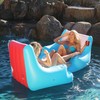 GoFloats Lazy Buoy Floating Lounge Chair with Cup Holders -