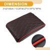 Partuto 1 Pcs Universal Armrest Cushion Cover - Faux Leather