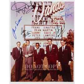 The Rat Pack Photograph 8 X 10 - Magnificent 1960 Group Portrait - Legendary American Music - Las Vegas - The Sands Hotel - Ocean's 11 - Frank Sinatra - Dean Martin - Sammy Davis Jr. - Rare Photo -