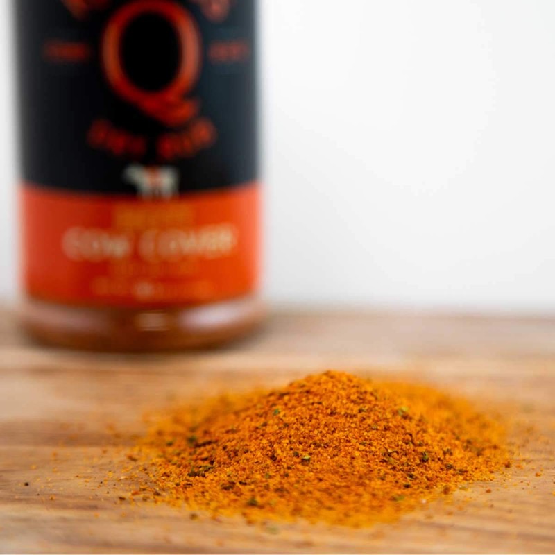 Kosmos Q Cow Cover HOT BBQ Rub | Savory &