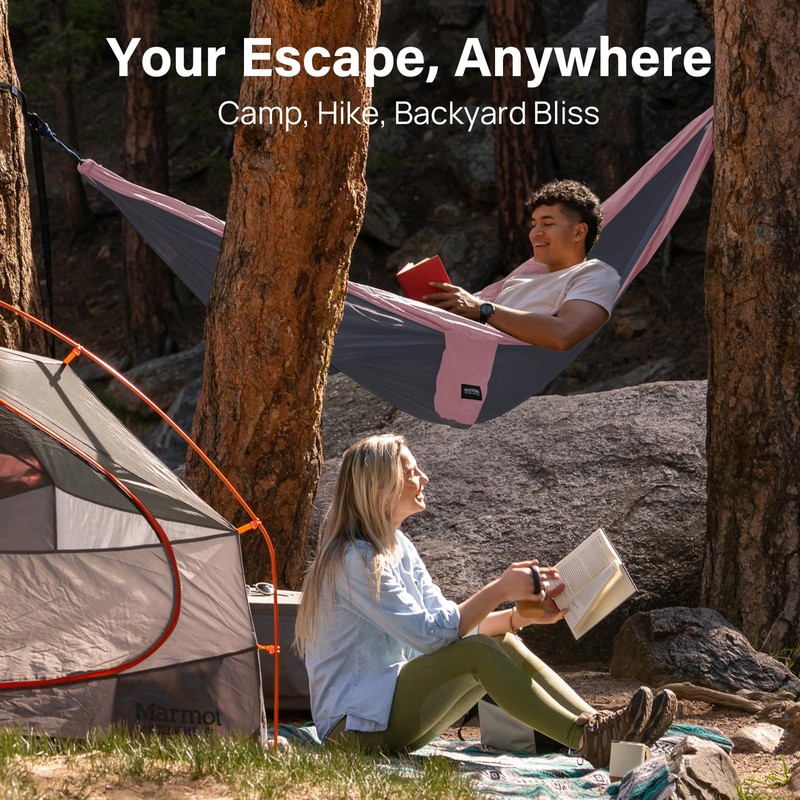 Kootek Camping Hammock 400 lbs Capacity, Portable Hammocks with Tree