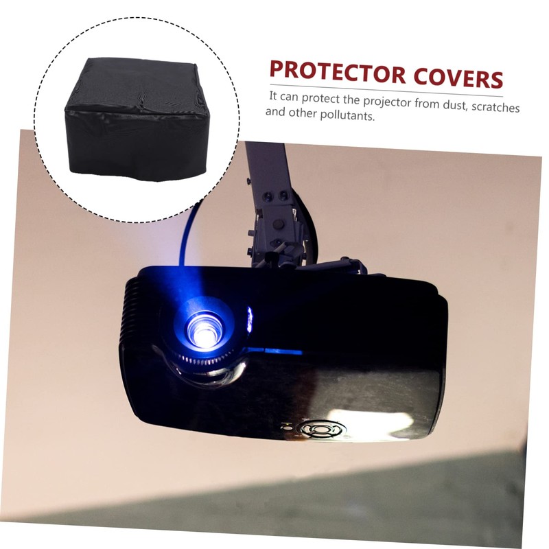 KOMBIUDA 1Pc Projector Cover Durable Furniture Protector for Projector Black