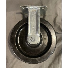 Payson NEW 8" x 2" Rigid Caster w/ Phenolic Wheel 1000lbs, Greasable, Oil Resistant