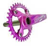 CDHPOWER 104 BCD 34T 170MM Mountain Bike Crankset, Purple