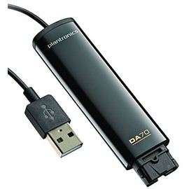 Plantronics 201851-02 DA70 Headset Cable, Black