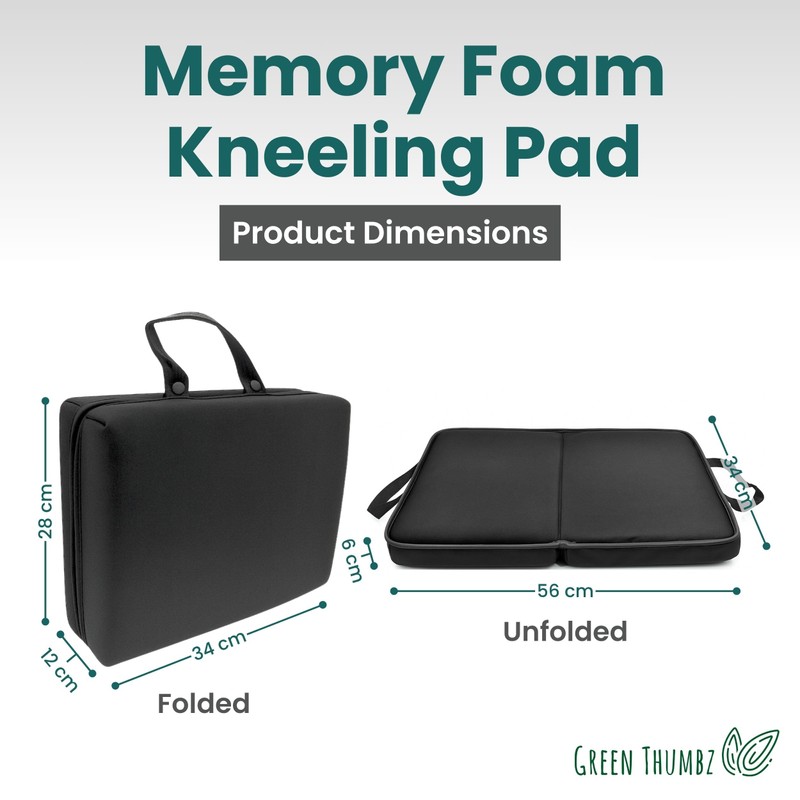 Green Thumbz Kneeling Pad - 1 Pack Foldable Memory Foam