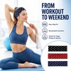 3 Pack Polka Dot Headbands for Women, 2 Inch Wide