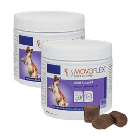 MOVOFLEX Joint Support Soft Chews for Dogs Medium 120Count, Brown