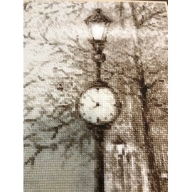 Riolis Old Photo Waiting – Cross Stitch Kit 1611, Cotton, Multi-Color, 26 x 38 x 0 cm