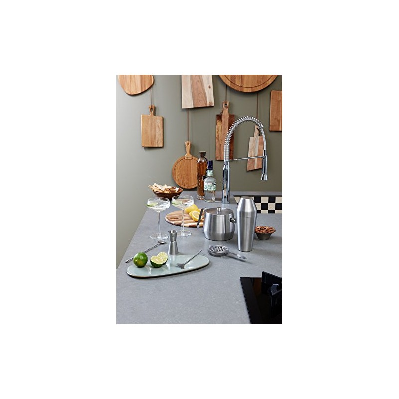Leopold Vienna Ice Bucket, Stainless Steel Silver, 14.9 x 20.5