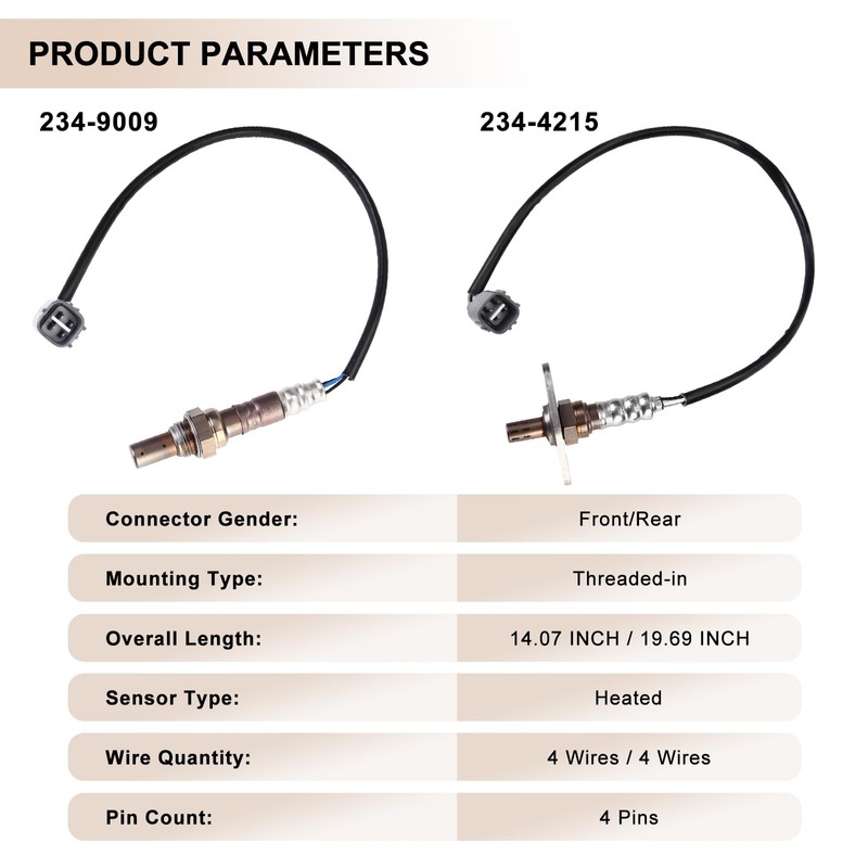 Oxygen O2 Sensor Upstream Downstream Fits for Toyota Highlander 2001-2003