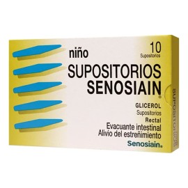 Supositorios Senosiain Niño 1380 Mg, 10 Supositorios