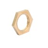 Sourcingmap 12 Pcs 1/4BSP Female Thread Brass Hex Nut Pipe