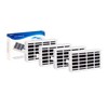 Aqualogis | 4-pack Antibacterial Air Filter for Refrigerator Whirlpool Compatible