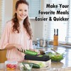 SpaceHacks 12-in-1 Vegetable Chopper, Kitchen Gadgets with 7 Blades, Veggie,