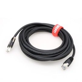 DRRI GigE Cat 6 S/STP DrC with RJ-45 Horizontal Locking Screws Data Cable for Basler Cameras