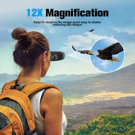 12x25 Binoculars for Adults and Kids Large Eyepiece for Bird Watching,Hiking,Concert ZE059