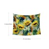 LIGICKY Yellow Sunflowers Tapestry Wall Hanging, Plant Printed Boho Wall
