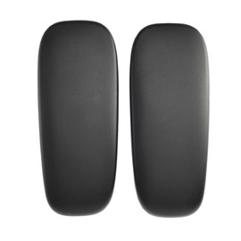 MingYi.office Arm Pads Caps Replacement for Humanscale Smart Office Chair in Black/Grey Color 1 Set (2pcs) (Black)