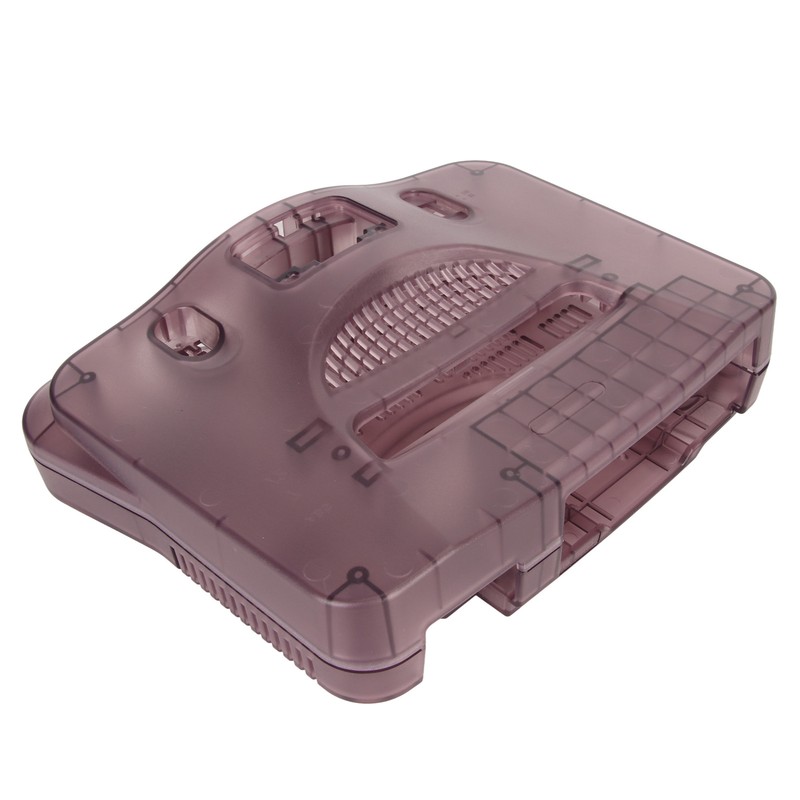 for N64 Translucent Case Replacement Retro Video Game Console Protective