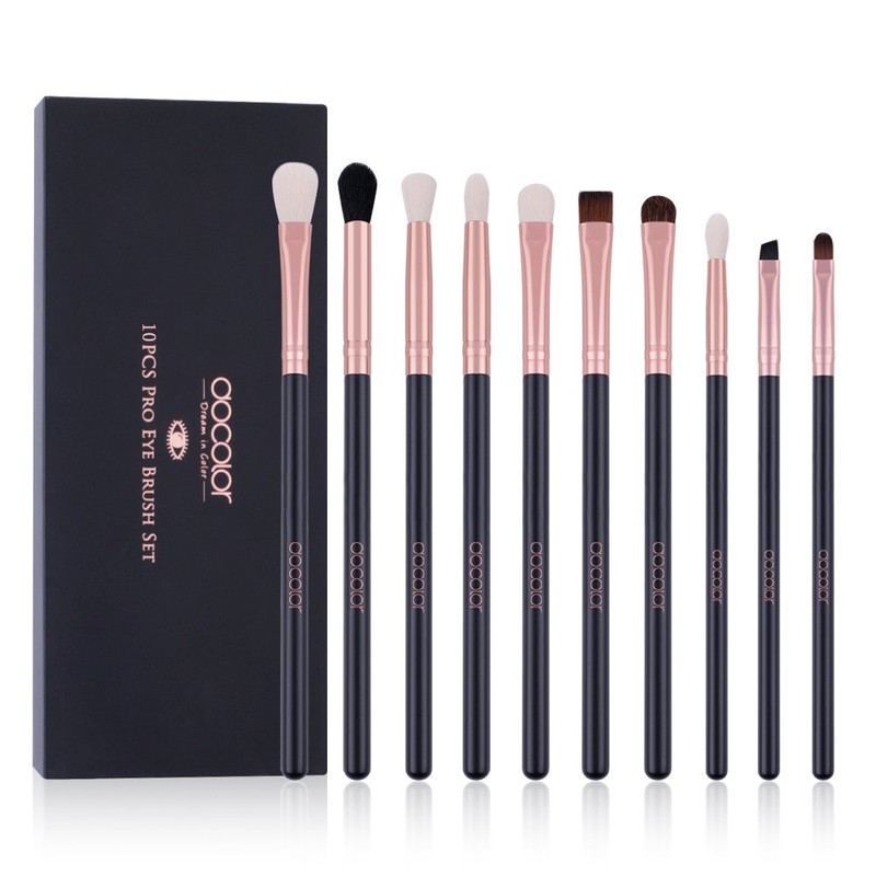Docolor Eye Brush Set Professional Eye Makeup Brushes Eyeshadow Eyeliner