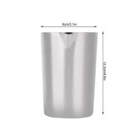 Vaso Mezclador de Cóctel, Coctelera de Acero Inoxidable Mezclador de Bebidas Herramientas de Bar para la Fiesta de Bodas