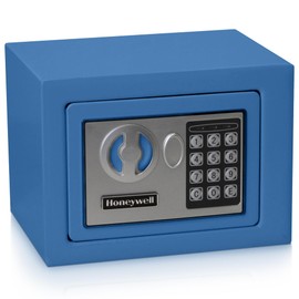 Honeywell Safes & Door Locks 5005B Steel Security Safe with Digital Lock, 0.17-Cubic Feet, Blue