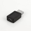 Parishop 10pcs OTG 5pin Mini Changer Converter Adapter USB Male