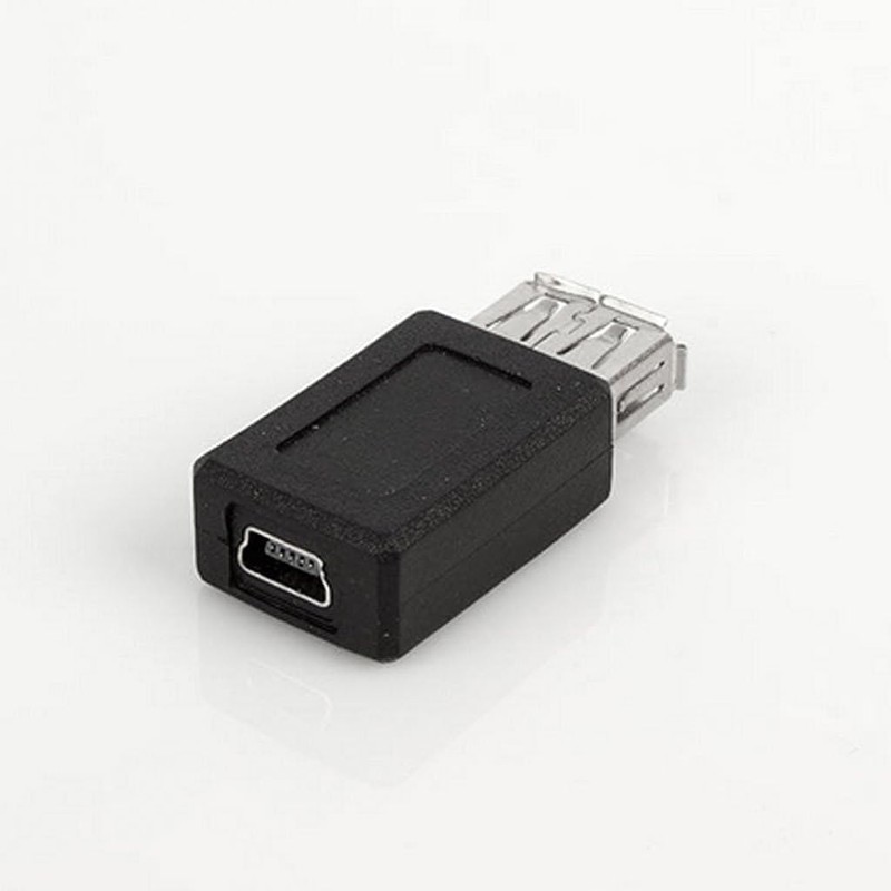Parishop 10pcs OTG 5pin Mini Changer Converter Adapter USB Male