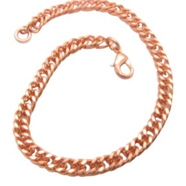 Copper Anklets CA652G - 1/4" wide - Available in 8 to 12 inch lengths - Choose your length below: (9 1/2 inch length)