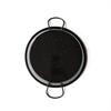 La Valenciana 10 cm Enameled Steel Paella Pan, Black