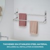 MGT Foldable Towel Bars for Bathroom Wall Mounted 304 Stainless