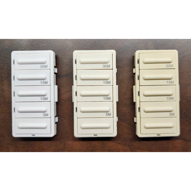Leviton LTB30-1LZ 30-Minute Countdown Timer Cover - Light Almond or