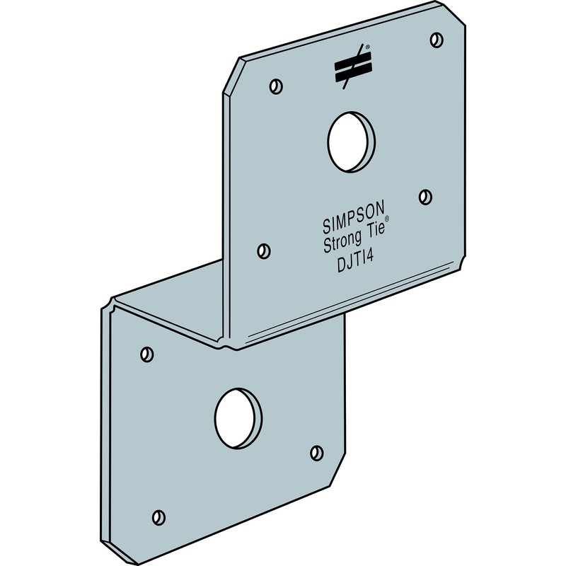 Simpson Strong-Tie DJT14Z DJT 14-Gauge ZMAX Galvanized Deck Joist Tie