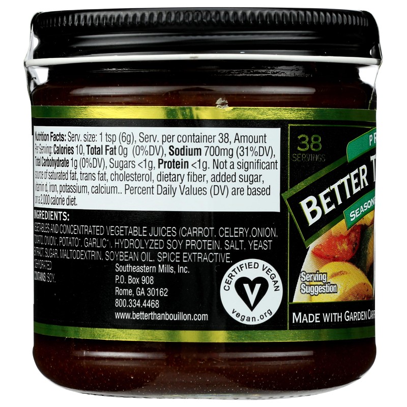 Better Than Bouillon Seasoned Vegetable Base, 8 Ounces (Pack Of