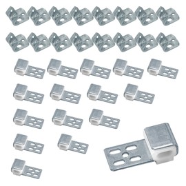 HERKINDNESS Sofa Connector, 32 Pieces Sofa Spring Clips, with 5 Holes Sofa Spring Repair Replacement, Furniture Spring Set, Metal Sofa Spring Repair for Upholstered Furniture, for Beds Sofas