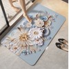 Washable Kitchen Shower Bath Mat 3D Diatomaceous Earth Foot Mat B-005 2ea