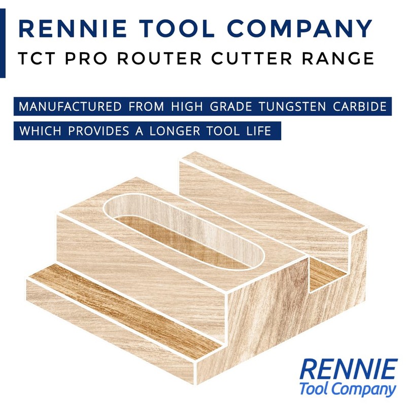 Rennie Tools - 8mm Cutting Diameter x 30mm Flute x
