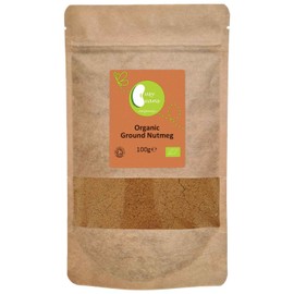 Organic Ground Nutmeg - Certified Organic - by Busy Beans Organic (100g)