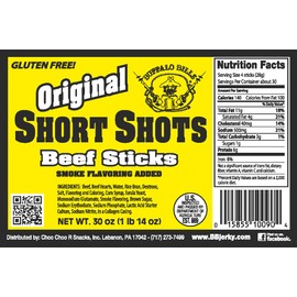 Buffalo Bills Original Short Shots (105-120 mildly flavored sticks per 30oz bag – each is 3.5")