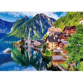 Yanoman 500 Piece Jigsaw Puzzle Beautiful Lakeside Hallstatt (Austria) (38x53cm)