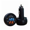 Corp.Res Electronics Cargador Auto Moto Medidor Temperatura Y Voltaje Bateria