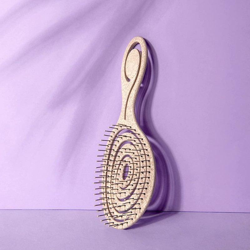 ETHEL Organic Hair Brush without pulling for women, men &