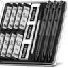 Four Candies 0.7mm Metal Mechanical Pencils Set with Case, 3