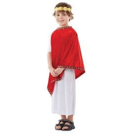 Fun Shack Roman Costume Boys, Roman Emperor Costume Boys, Roman Costume Kids, Toga Costume Kids, Medium