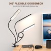 LINTYLE Clip on Desk Lamp, 5W LED Reading Light, 400